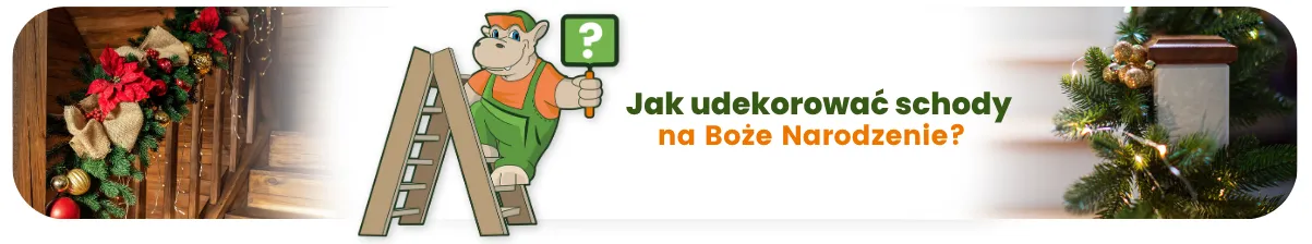 Jak udekorować schody na Boże Narodzenie?